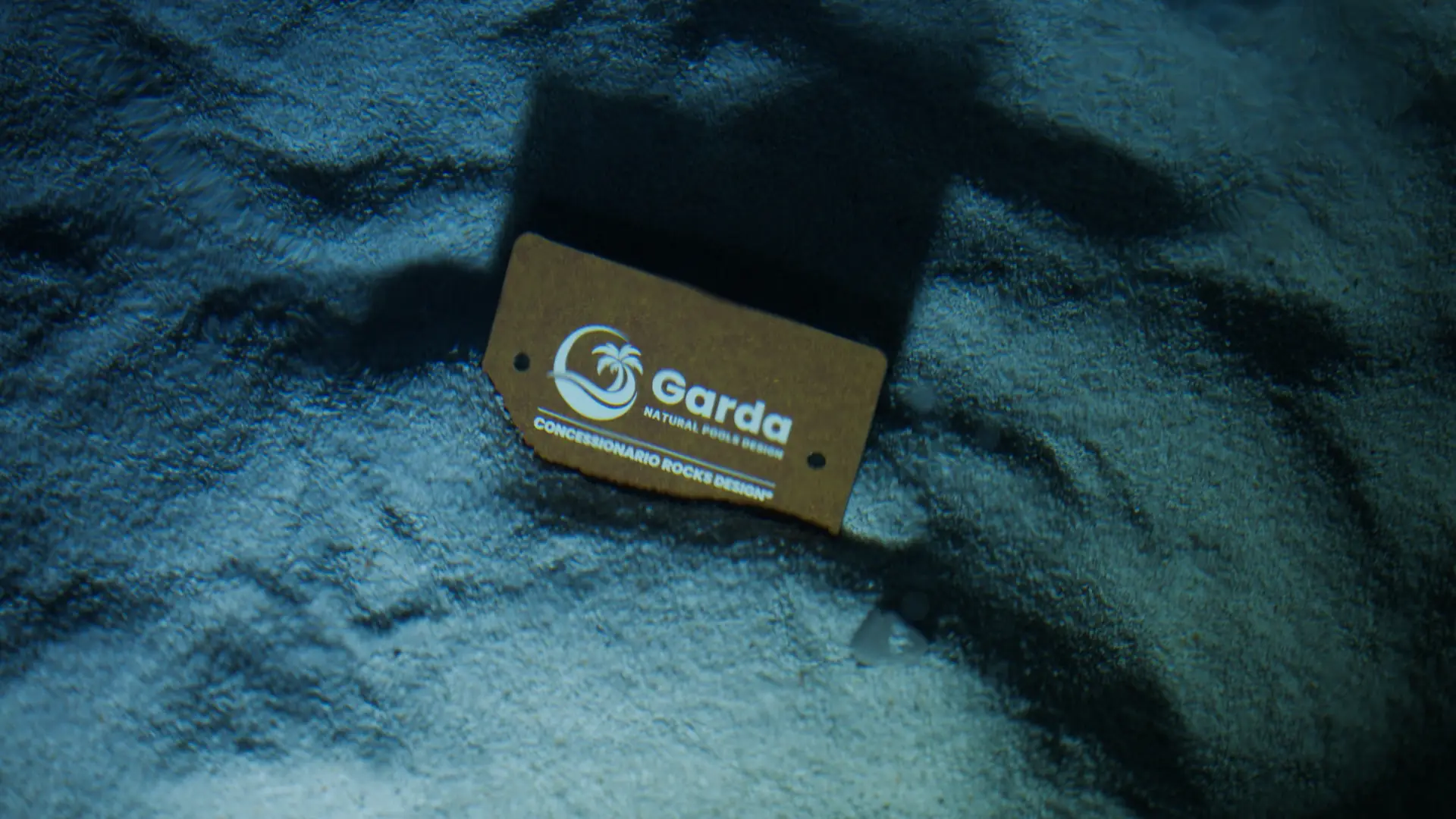 Piscina naturale Garda Natural Pools Design, atmosfera notturna